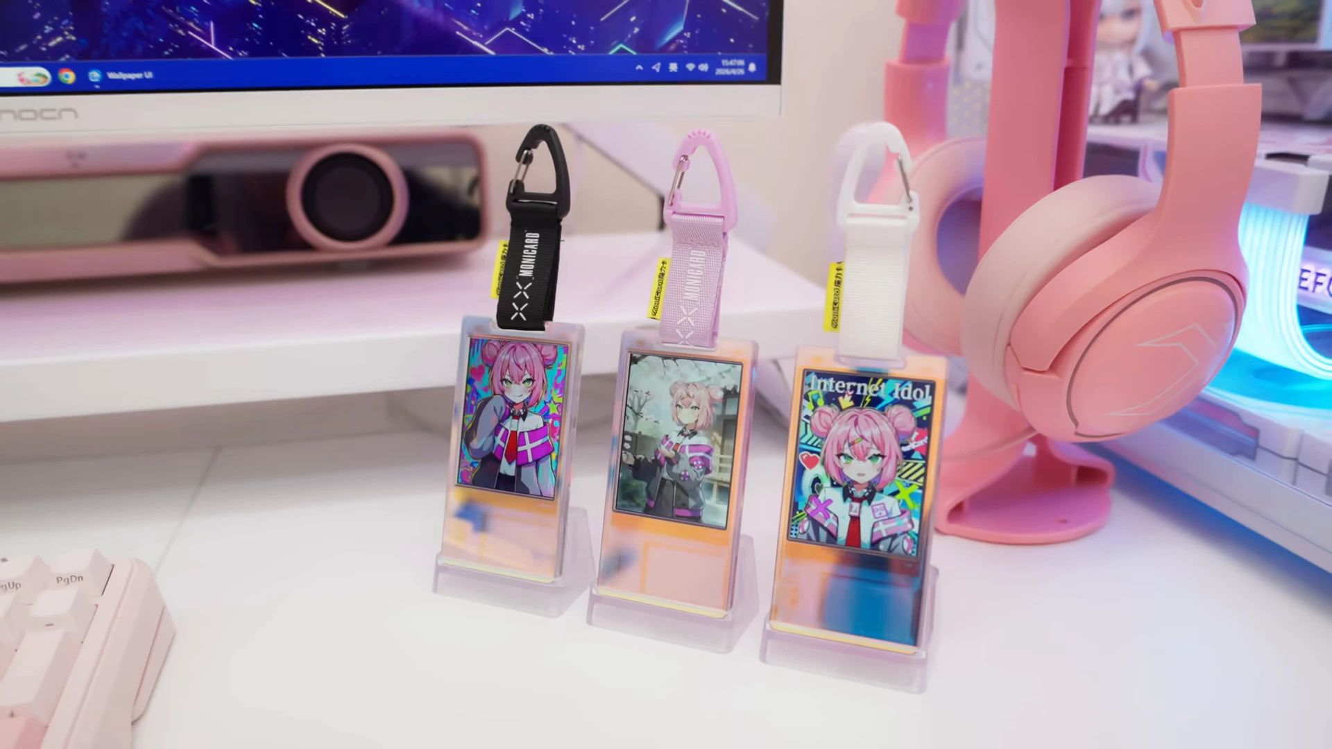 桌面上的小小展台